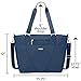 Baggallini Avenue Tote Bag - Lightweight, Water Resistant, Carry-On Travel Purse With Zippered Pockets and Laptop Sleeve
