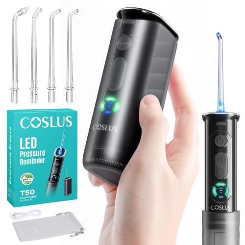 COSLUS T50 Portable Travel Water Dental Flosser