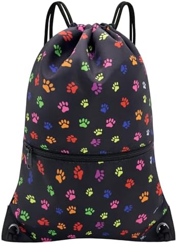 Amazon.com | Funny Cartoon Pug Puppy Dogs print Drawstring  display picture 1