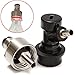 Casavidas Stainless Steel Carbonation Cap Cover Carbonator With Gas Ball Lock Disconnect Quick Connect Beer Barrel Joint