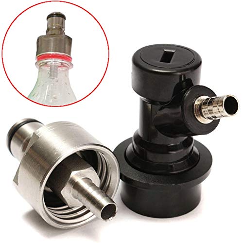 Casavidas Stainless Steel Carbonation Cap Cover Carbonator With Gas Ball Lock Disconnect Quick Connect Beer Barrel Joint