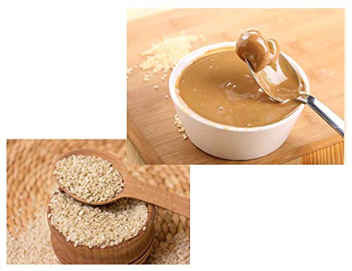 ONETANG Organic Tahini, Stone-Ground Unhulled Sesame Paste Unsalted, Non-GMO, Gluten-Free, Kosher, Peanut-Free, 29.98 Oz (Pack of 2)