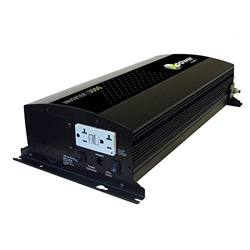 Xantrex 813-3000-UL XPower 3000 Inverter, 12V Input, GFCI and Hardwire AC Output, High Surge Capacity, Over Voltage Protection, Mounting Brackets, Heavy Duty Stud Connectors, Remote On/Off Switch