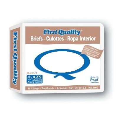 Briggs HealthCare First Quality Products Prevail IB Full-Mat Adult Briefs, Medium