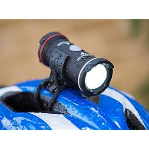 Bike Helmet Light, Bright LED Dual Front Bike Light & Rear Bike Helmet Light for all Cyclists. USB Rechargeable…