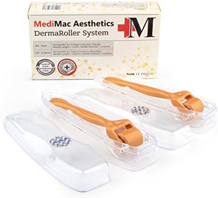Derma Wand Kit with 0.25MM and 1MM roller heads