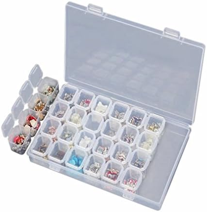 JUDISS Plastic Box Organizer Jewelry Storage Organizer Box Embroidery Storage Box Case