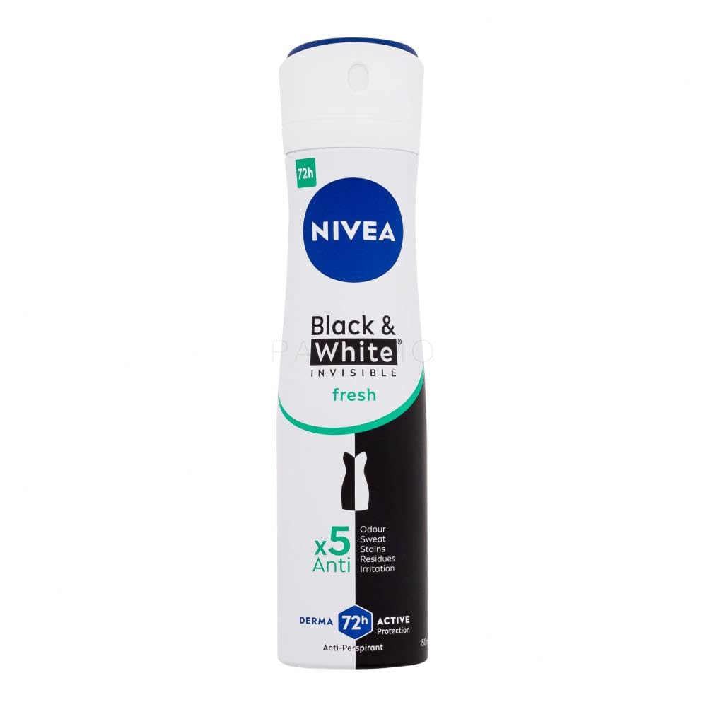 Nivea Nivea Invisible Spray for Black & White Active – 200 ml – Pack of 6