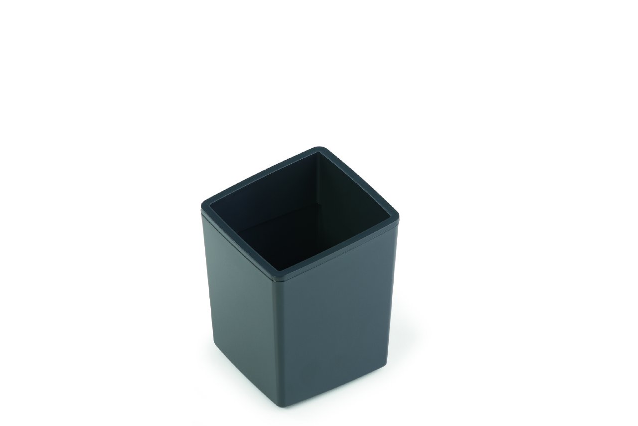 Durable Coffee Point Bin | Small Desktop Waste Bin for Coffee Capsuals, Tea Bags, Sugar Sachets | Anthracite Grey Colour