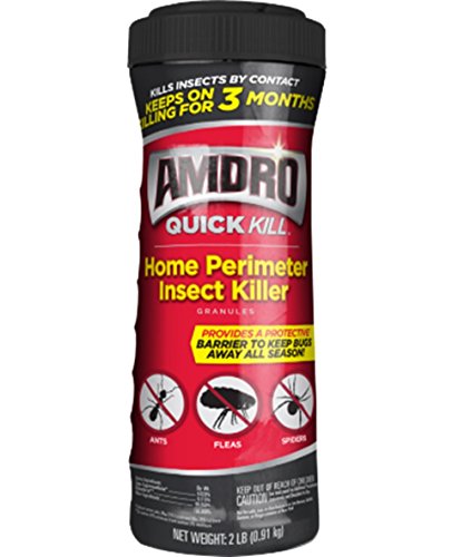 Amdro 100526851 Quick Kill Home Perimeter Insect Killer Granules, 2 lb, Clear