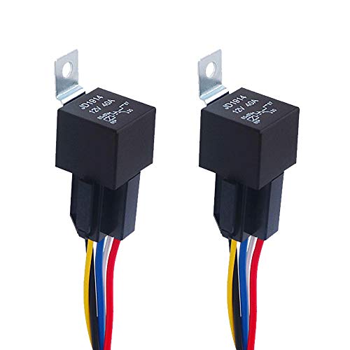 JD1914 Automotive Relay Harness Set 5Pin 40A 12V SPDT with