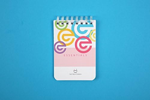 Say Nice Things Essentials Wire Bound Lined A7 Pocket Sized Notebook/Journal/Diary (Candy) -40 Pages, Easy Writing