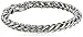 Amazon Essentials Italian Sterling 7.6mm Silver Spiga Bracelet, 8.25