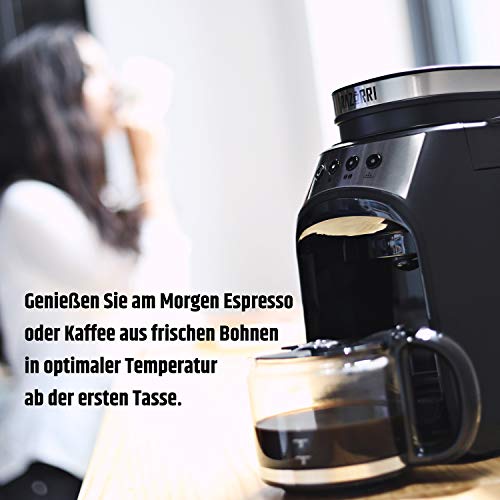 Razorri-Elektrisch-auto-Kaffeemaschine-Grind-und-Brew-Kaffee-Mahlwerk-mit-Filter-Warmhalteplatte-Tropf-Stopp-Funktion-560ml-Glaskanne-600W-Black