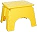 B&R Plastics 101-6Y-YELLOW EZ Foldz Step Stool