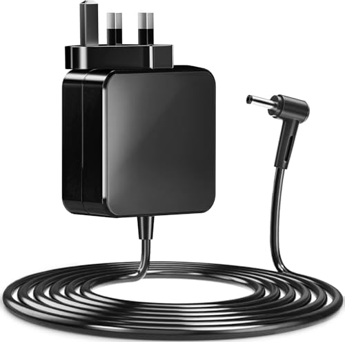 NATNO 65W AC Adapter Charger for Lenovo IdeaPad 330 330s 320 310 100 110 110S 120 120S 510 S340 S145 710S, Flex 3 4 5 6 Laptop 4.0 * 1.7 mm Round Tip Power Supply Cord(DL65200325)