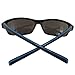 Vuarnet Extreme Unisex VE5003 Athletic Sport Sunglasses, Matte Black/Blue