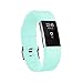 POY Replacement Bands Compatible for Fitbit Charge 2, Classic & Special Edition Sport Wristbands, Small Teal, 1PC