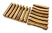 Salt Tech Bamboo Soap Dish, Soap Tray, Soap Holder, Soap Saver, Handcrafted for Bathroom Bathtub and Kitchen (2pc)