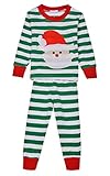 Zaclotre Toddler Christmas Pajamas Kid Girls Boys Santa Sleepwear