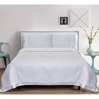 LINENWALAS Bamboo Bed Sheets Pin Stripes Split King - Softest and Thermal Regulating Sheets - Silk Like Soft Bed Sheet Set - 100% Natural Bamboo Pin Stripe Bedding (Split King, White)