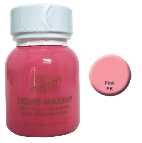 Mehron Liquid Face Paints - Pink PK (1 oz)