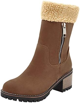 Memela Ladies Winter Shoes Zipper Short Ankle Winter Snow Boots Snow Boots Short Bootie