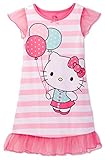 Hello Kitty Toddler Girls' Striped Dorm, Pink, 3T
