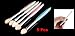 uxcell 5 Pcs Assorted Color Plastic Handle Eye Eyeshadow Sponge Brushes Makeup Applicators