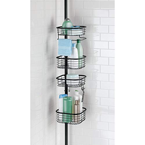 1 mDesign+Bathroom+Storage+Constant+Tension