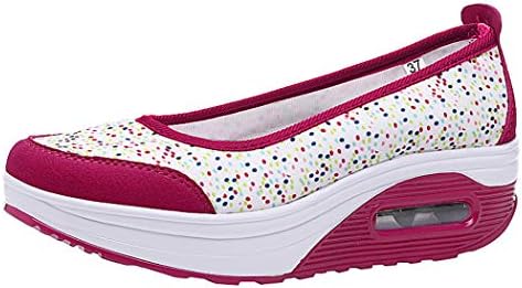 DFMNE Shoes Womens Trainers Running Shoes Walking Flats Outdoor Mesh Casual Sports Thick-Soled Comfortable Breathable Air Cushion Sneakers Size 3UK 4UK 5UK 6UK 7UK 8UK