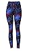VIV Collection Plus Size Print Fashion Leggings, Foreign Galaxy