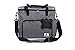 CoziPet Pet Travel Bag Tote for Dog or Cat with 2 Food Carriers and 2 Collapsible Bowls (Gray)