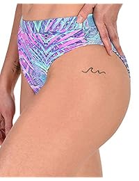 iHeartRaves - Pantalones cortos para mujer, corte alto, cintura alta