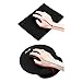 ELZO Ergonomic Mouse Pad and Keyboard Wrist Rest 2 Pack with Comfortable Memory Foam Padding, Nonslip Rubber Base for PC Computer Laptop for Office/Playing Games Pain Relief