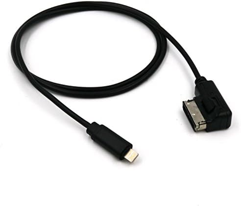 ELONN Audi/VW AMI MDI Adapter, AUX iPod iPhone Adapter Cable Cord with Lightnging Connector,For iPod iPhone X/8/8 Plus/7/7 Plus/6/6s Plus/5s/5c/5