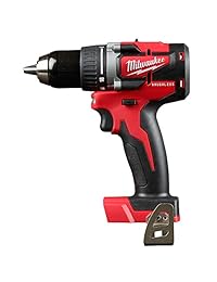 Milwaukee M18 2801 20   Taladro compacto de iones de litio sin escobillas, 18 V, 1 2", solo herramientas, color negro