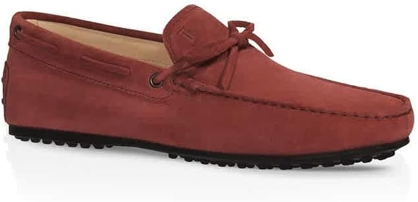 red leather moccasins