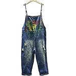 Women’s Juniors Jeans Cropped  Overalls Jumpsuits  Distressed Casual Loose Fit www.denim.fit