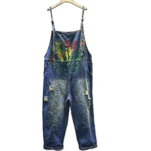 Women’s Juniors Jeans Cropped  Overalls Jumpsuits  Distressed Casual Loose Fit www.denim.fit