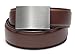 KORE Men's Full-Grain Leather Track Belts | “Eureka” Stainless Steel Buckle