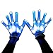 MAGIFIRE Led Skeleton Gloves, 12 Color Changeable Light Up Shows Halloween Costume, Novelty