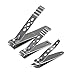 Anself 10-in-1 Stainless Steel Manicure Pedicure Ear Pick Nail Clippers Set