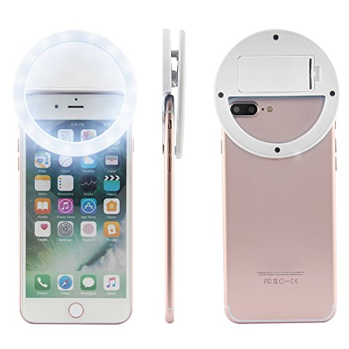 Dealpeak battery operated selfie ring light supplementa…