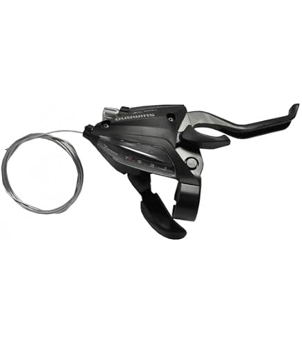 Levier De Frein Et Vitesses Shimano Altus ST-EF505 9 Vitesses Dual Control - Noir, Idéal Vélo Route Et VTT