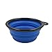 PETLESO Pop-up Pet Bowl Travel Bowl Water Feeder Bowl Portable Bowl for Dogs Cats -Blue