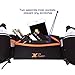 X Fit Factor Running Hydration Belt - Waist Bag for Runners Women and Men - Adjustable Fuel Belt with 10 Ounce Water Bottles - Phone Holder Waist Pack with Zip Pocket - Run Pouch for Hiking Climbing