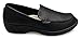 Olivia K Women's Easy Slip On Resistant Flatform Daily Life Shoes Black Pu