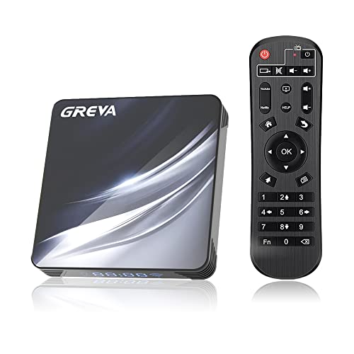 Android TV Box 11.0 Amlogic S905W2 Android Box 4GB RAM 32GB ROM with 2.4G/5G Dual WiFi and BT 5.0 Smart TV Box Support 1080P Ultra HDR 4K Streaming Media Player