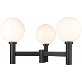 Z-Lite 597BP3-BK Laurent Outdoor Post, 3-Light 180 Total Watts, Black
